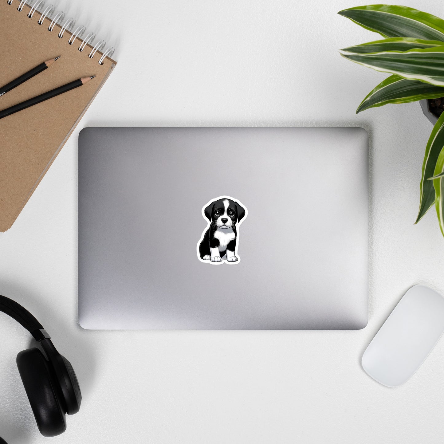 Custom pup bubble-free stickers