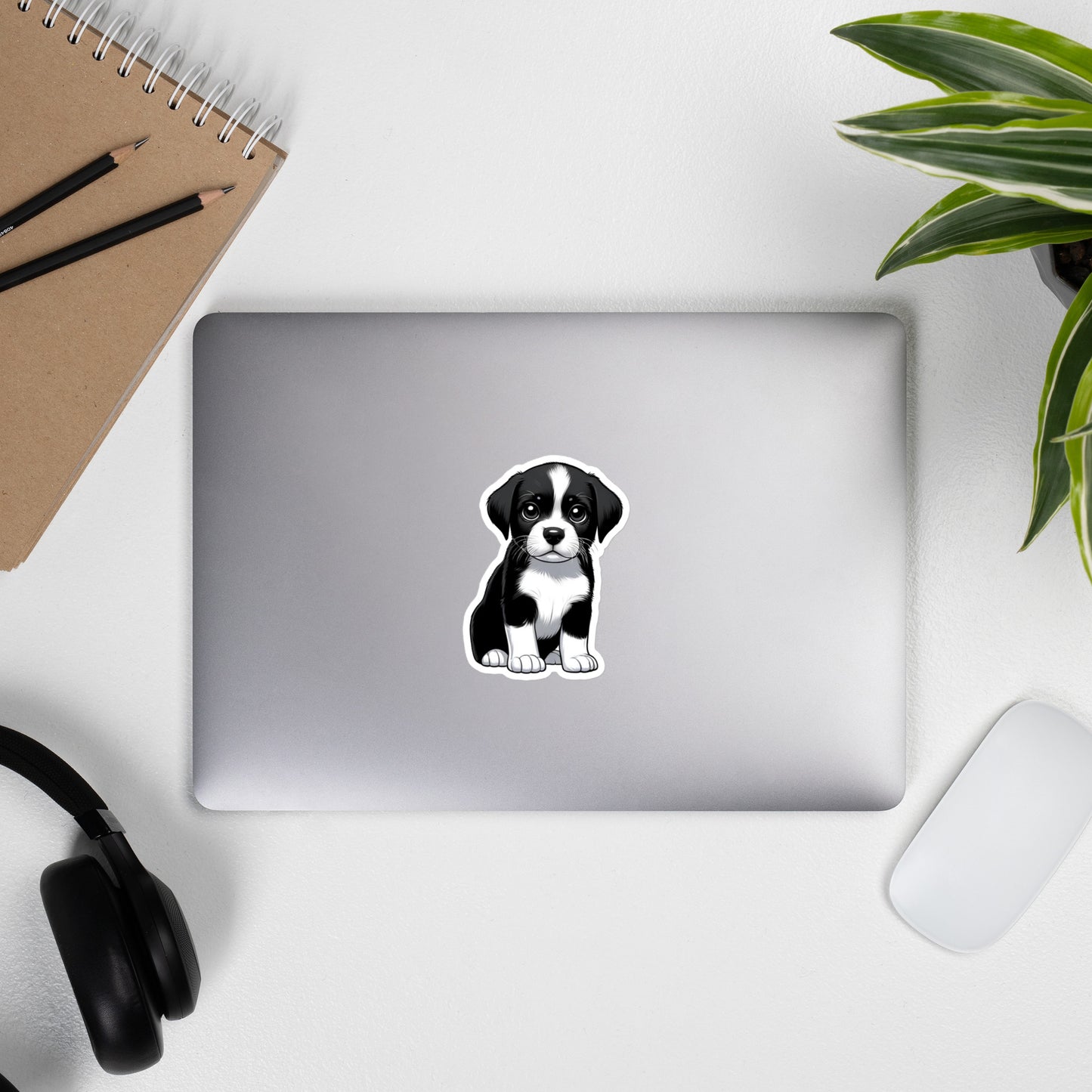 Custom pup bubble-free stickers