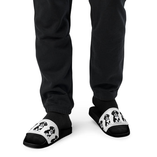 Custom pup men's slides